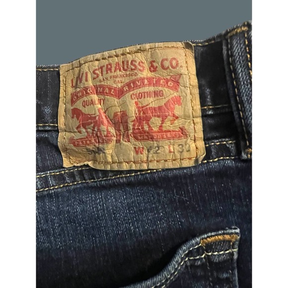 Levi’s 505 dark denim jeans 42x30 big and tall men’s - Picture 2 of 5